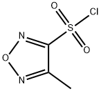 1,2,5-Oxadiazole-3-sulfonyl chloride, 4-methyl- 化学構造式