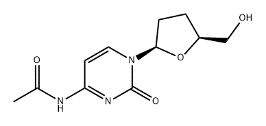 Acetamide, N-[1,2-dihydro-2-oxo-1-[tetrahydro-5-(hydroxymethyl)-2-furanyl]-4-pyrimidinyl]-, (2R-cis)- (9CI) 结构式