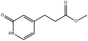 4-Pyridinepropanoic acid, 1,2-dihydro-2-oxo-, methyl ester Struktur