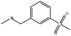 (3-methanesulfonylphenyl)methyl](methyl)amine
hydrochloride Struktur