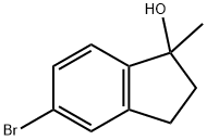 1H-Inden-1-ol, 5-bromo-2,3-dihydro-1-methyl- Struktur
