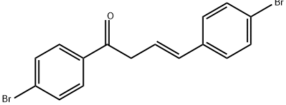 (E)-1,4-Bis(4-bromophenyl)but-3-en-1-one Structure