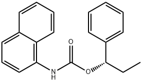 (S)-1-Phenylpropyl naphthalen-1-ylcarbamate,120055-56-3,结构式