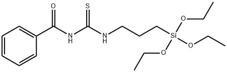 N-((3-(Triethoxysilyl)propyl)carbamothioyl)benzamide Struktur