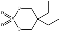 1,3,2-Dioxathiane, 5,5-diethyl-, 2,2-dioxide Struktur