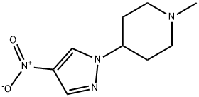 Piperidine, 1-methyl-4-(4-nitro-1H-pyrazol-1-yl)- Struktur