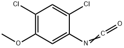 1,5-dichloro-2-isocyanato-4-methoxybenzene Struktur