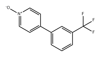 Pyridine, 4-[3-(trifluoromethyl)phenyl]-, 1-oxide,1202574-23-9,结构式