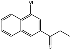 1-(4-Hydroxynaphthalen-2-yl)propan-1-one Struktur