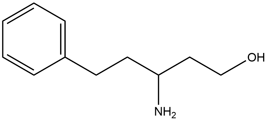 3-amino-5-phenylpentan-1-ol Structure