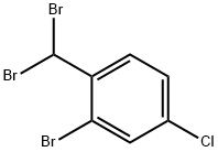 Benzene, 2-bromo-4-chloro-1-(dibromomethyl)- Structure