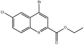 Ethyl 4-bromo-6-chloroquinoline-2-carboxylate Structure