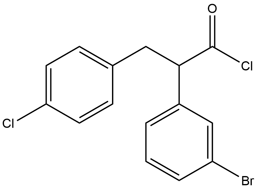 Benzenepropanoyl chloride, α-(3-bromophenyl)-4-chloro-