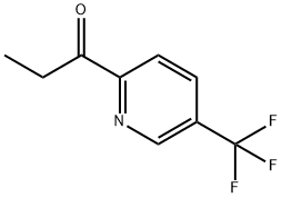 1-Propanone, 1-[5-(trifluoromethyl)-2-pyridinyl]- Struktur