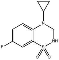 BPAM344 >=98% (HPLC)|4-环丙基-7-氟-3,4-二氢-2H-苯并[E][1,2,4]噻二嗪 1,1-二氧化物