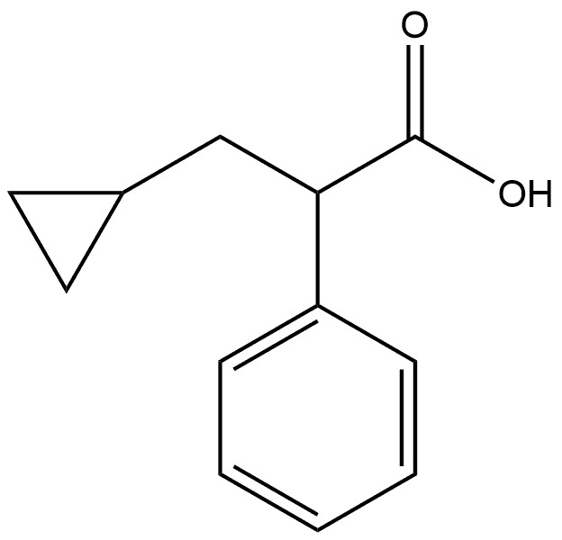 Benzeneacetic acid, α-(cyclopropylmethyl)-|3-环丙基-2-苯基丙酸