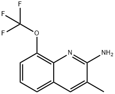 3-Methyl-8-(trifluoromethoxy)quinolin-2-amine Structure
