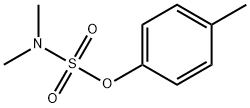 Sulfamic acid, N,N-dimethyl-, 4-methylphenyl ester 化学構造式