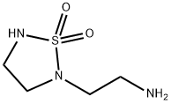 2-(2-氨基乙基)-1,2,5-噻二唑烷 1,1-二氧化物,1205544-02-0,结构式