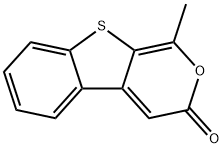 3H-[1]Benzothieno[2,3-c]pyran-3-one, 1-methyl- Structure