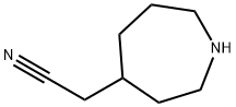 1H-Azepine-4-acetonitrile, hexahydro- Struktur