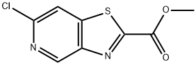 Thiazolo[4,5-c]pyridine-2-carboxylic acid, 6-chloro-, methyl ester Structure