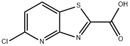 Thiazolo[4,5-b]pyridine-2-carboxylic acid, 5-chloro- Structure