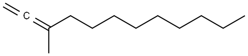 3-Methyl-1,2-dodecadiene 结构式