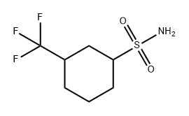 3-(三氟甲基)环己烷-1-磺酰胺, 1206679-32-4, 结构式