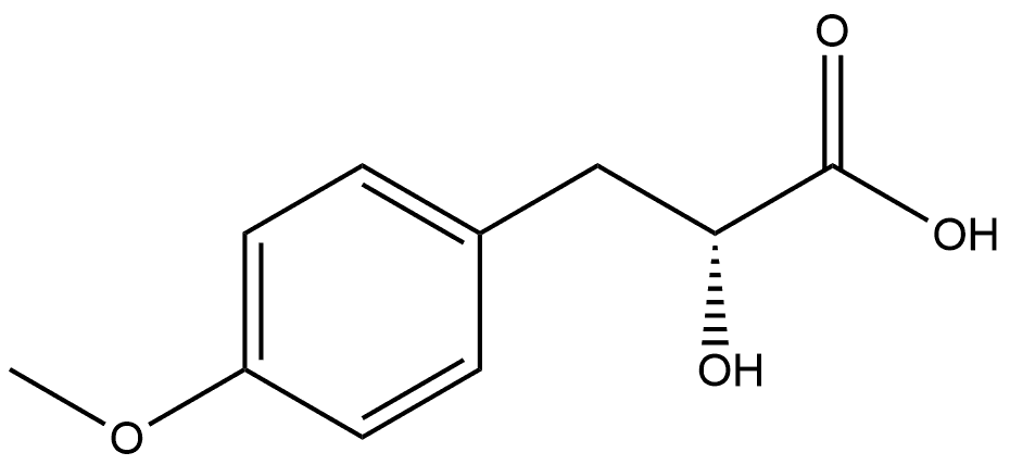 (R)-2-羟基-3-(4-甲氧基苯基)丙酸,1206734-18-0,结构式