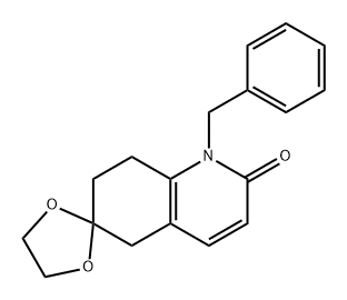 Spiro[1,3-dioxolane-2,6'(2'H)-quinolin]-2'-one, 1',5',7',8'-tetrahydro-1'-(phenylmethyl)-