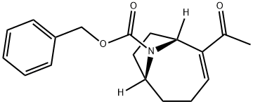 N-Benzyloxycarbonyl (+)-Anatoxin A 化学構造式