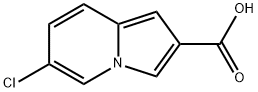 6-chloroindolizine-2-carboxylic acid Structure