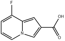 8-fluoroindolizine-2-carboxylic acid Structure