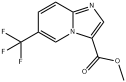 Methyl 6-(trifluoromethyl)imidazo[1,2-a]pyridine-3-carboxylate Struktur
