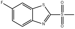 6-Fluoro-2-(methylsulfonyl)benzothiazole 结构式