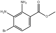 Benzoic acid, 2,3-diamino-4-bromo-, methyl ester 化学構造式