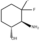 (1R,2S)-2-氨基-3,3-二氟环己烷-1-醇 结构式