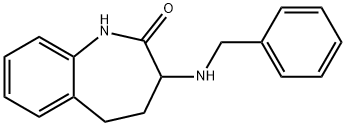 3-(Benzylamino)-4,5-dihydro-1H-benzo[b]azepin-2(3H)-one Structure