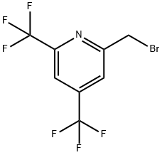2-Bromomethyl-4,6-bistrifluoromethyl-pyridine,1208080-58-3,结构式