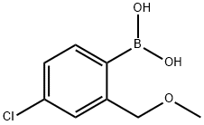 Boronic acid, B-[4-chloro-2-(methoxymethyl)phenyl]-,1208318-89-1,结构式