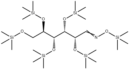 Glucose oxime hexakis(trimethylsilyl) 化学構造式