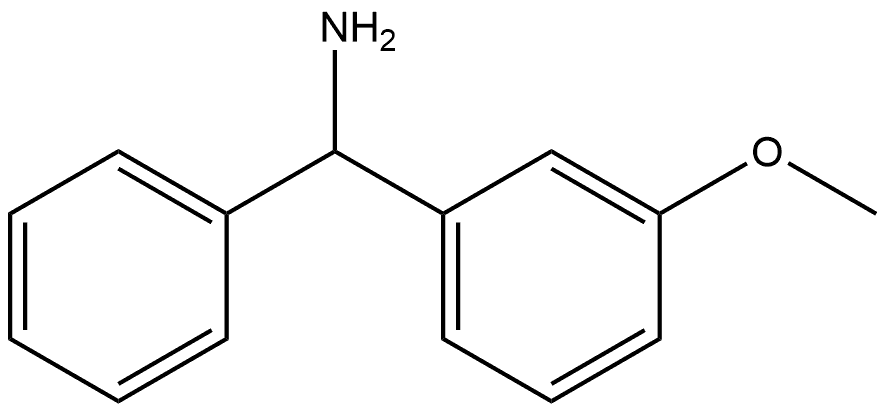 (-)-(3-methoxyphenyl)(phenyl)methanamine,1208611-74-8,结构式