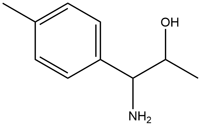 1-AMINO-1-(4-METHYLPHENYL)PROPAN-2-OL Struktur