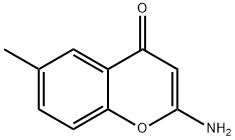 2-Amino-6-methyl-4H-chromen-4-one Struktur