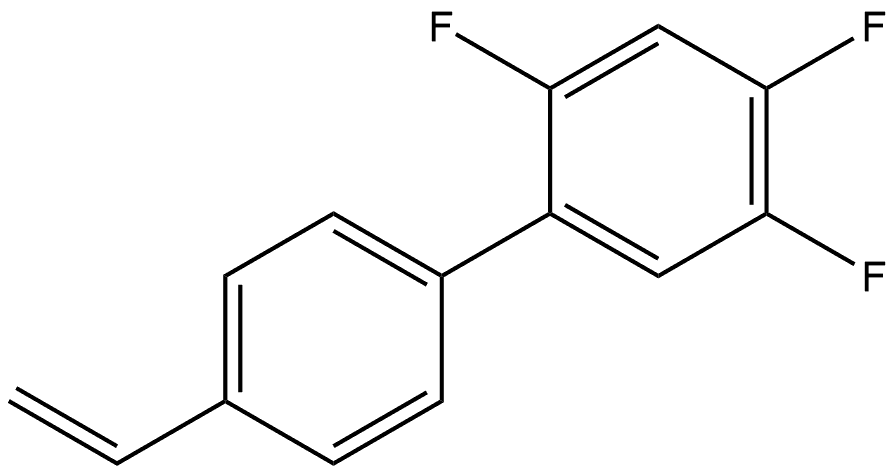 4'-Ethenyl-2,4,5-trifluoro-1,1'-biphenyl Structure