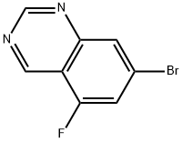 7-bromo-5-fluoroquinazoline Structure