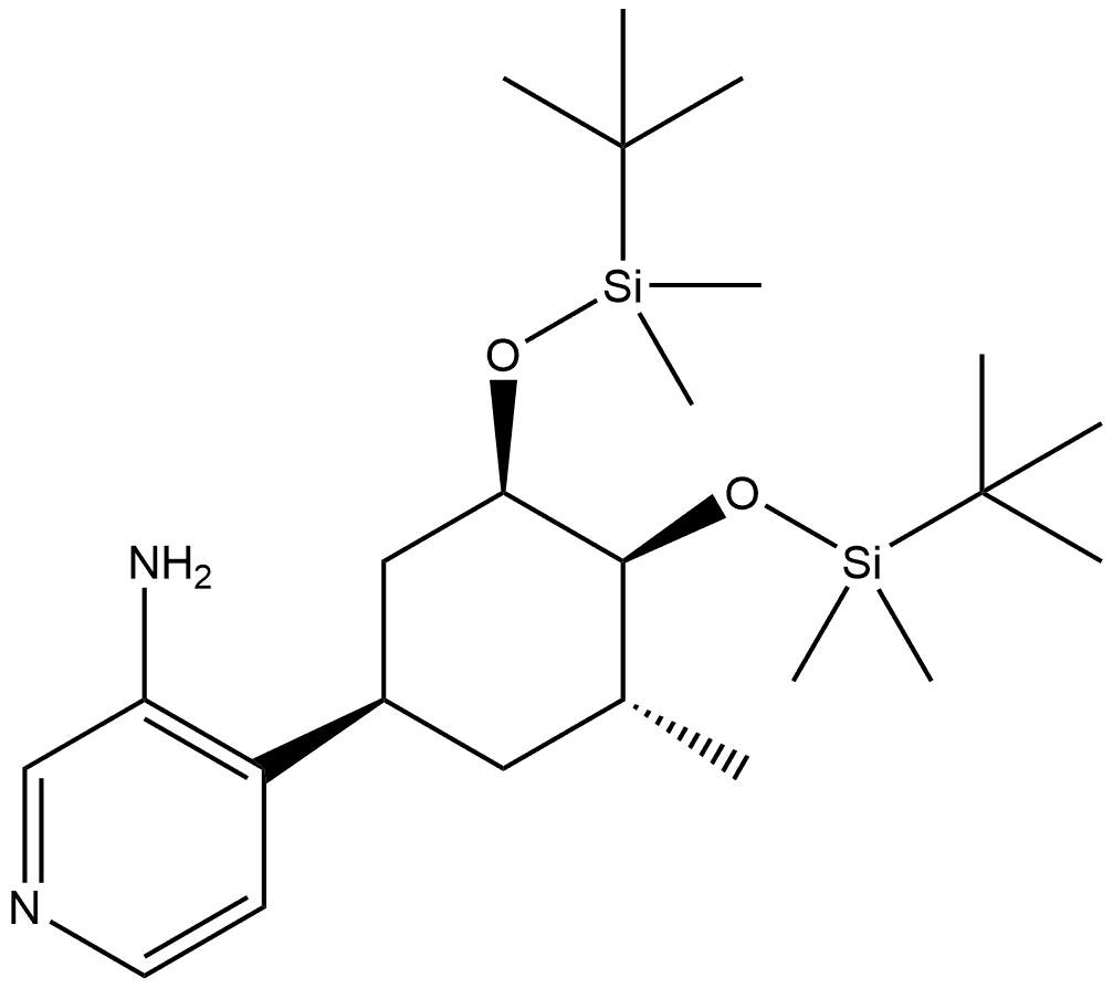 4-[(1R,3R,4S,5R)-3,4-bis[[tert-butyl(dimethyl)silyl]oxy]-5-methyl-cyclohexyl]pyridin-3-amine|