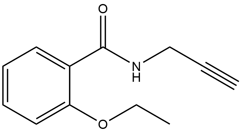 2-Ethoxy-N-2-propyn-1-ylbenzamide 化学構造式