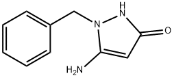 5-氨基-1-苄基-1H-吡唑-3(2H)-酮,121049-76-1,结构式